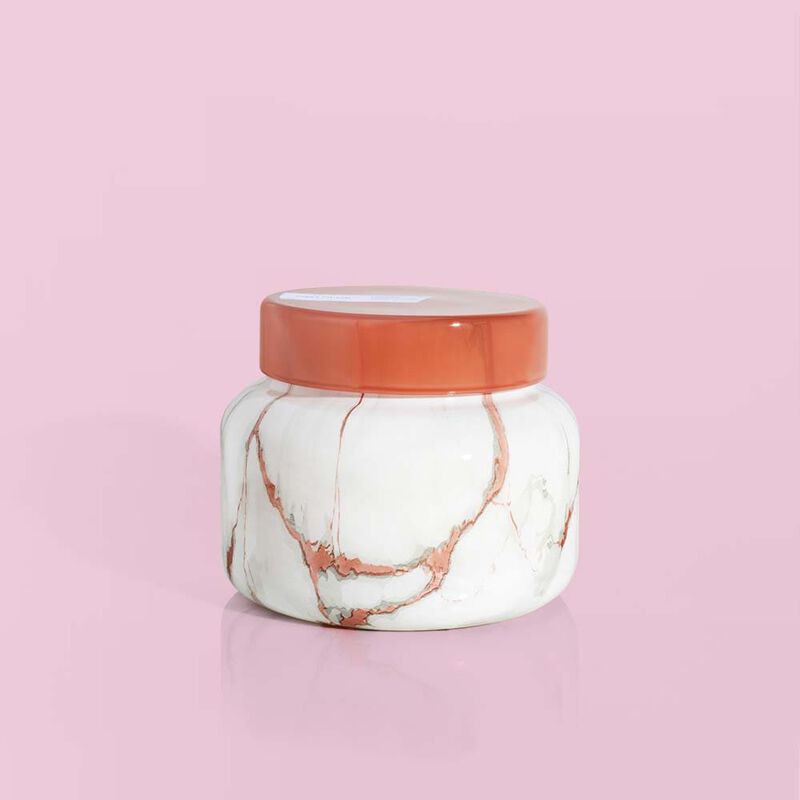 Havana Vanilla Modern Marble Signature Jar, 19 oz compliments modern decor image number 0